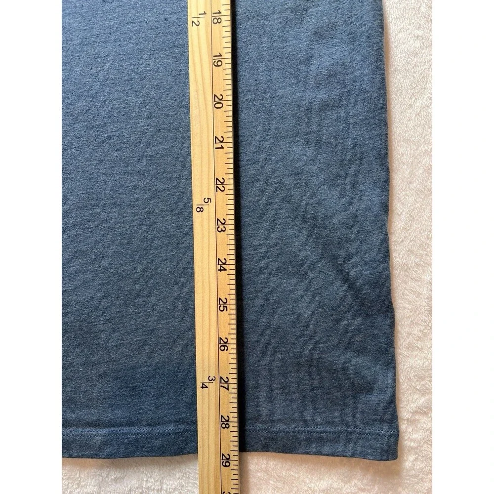 The North Face Shirt Mens Blue XXL Logo Graphic Tee Outdoor Casual